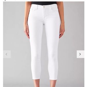 NWT J Brand 835 Midrise Crop Blanc